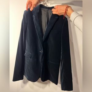 Gorgeous The Kooples dark blue blazer jacket velvet EU 34 / US 4